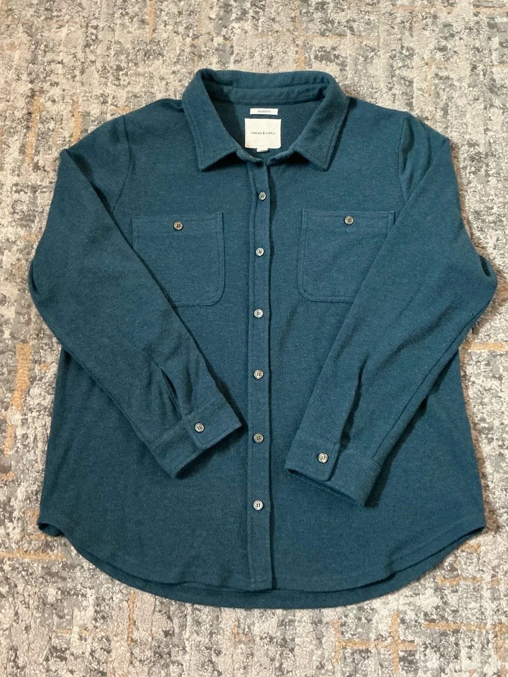 THREAD & SUPPLY FLEECE SHACKET! EUC! SIZE XL